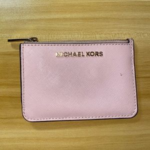 Michael Kors Pink Card Case Wallet